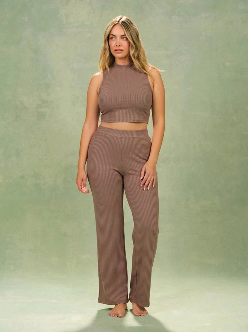 The Moka Ribbed Set