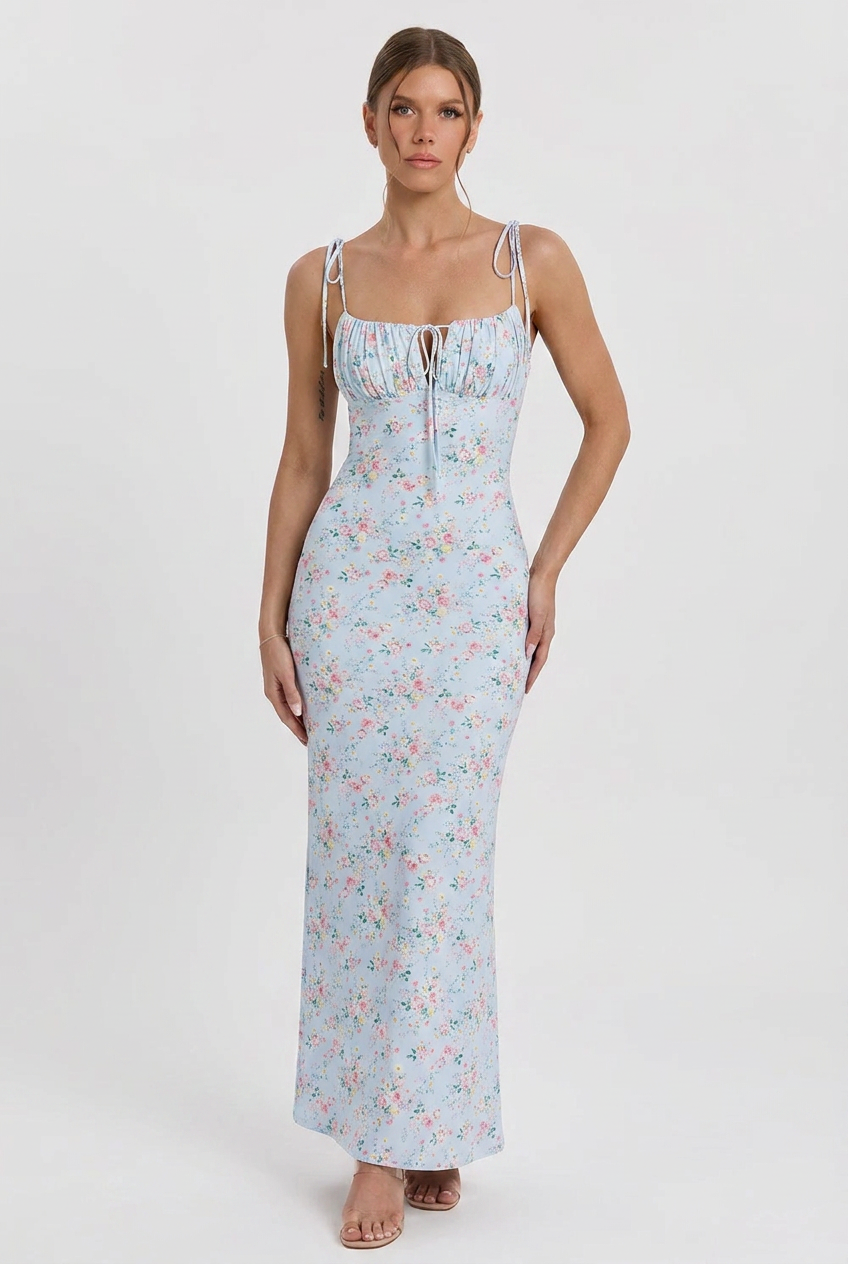 The Celeste Floral Maxi Dress