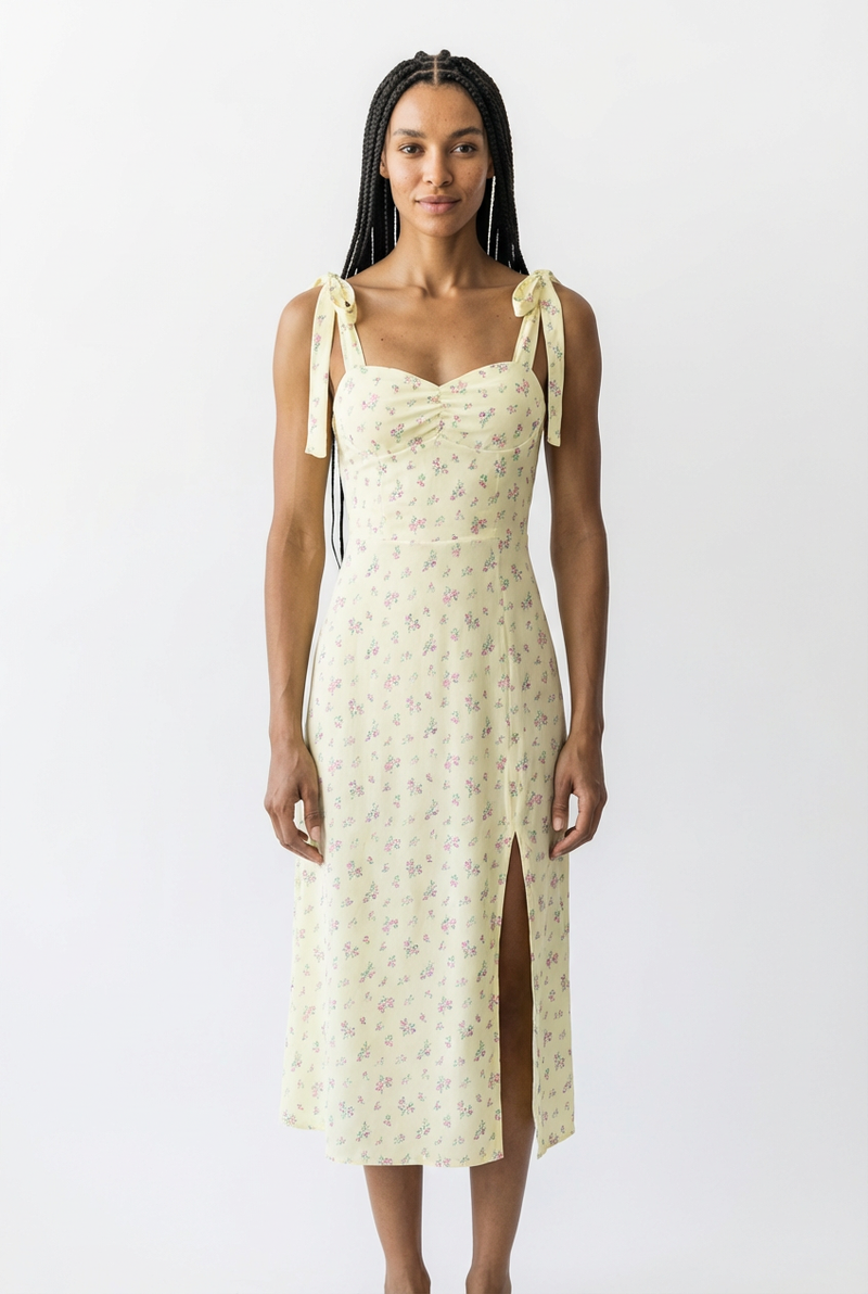 The Soleil Floral Midi Dress