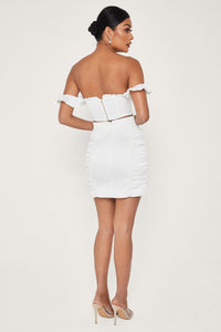 The Elan Off-Shoulder Corset Top