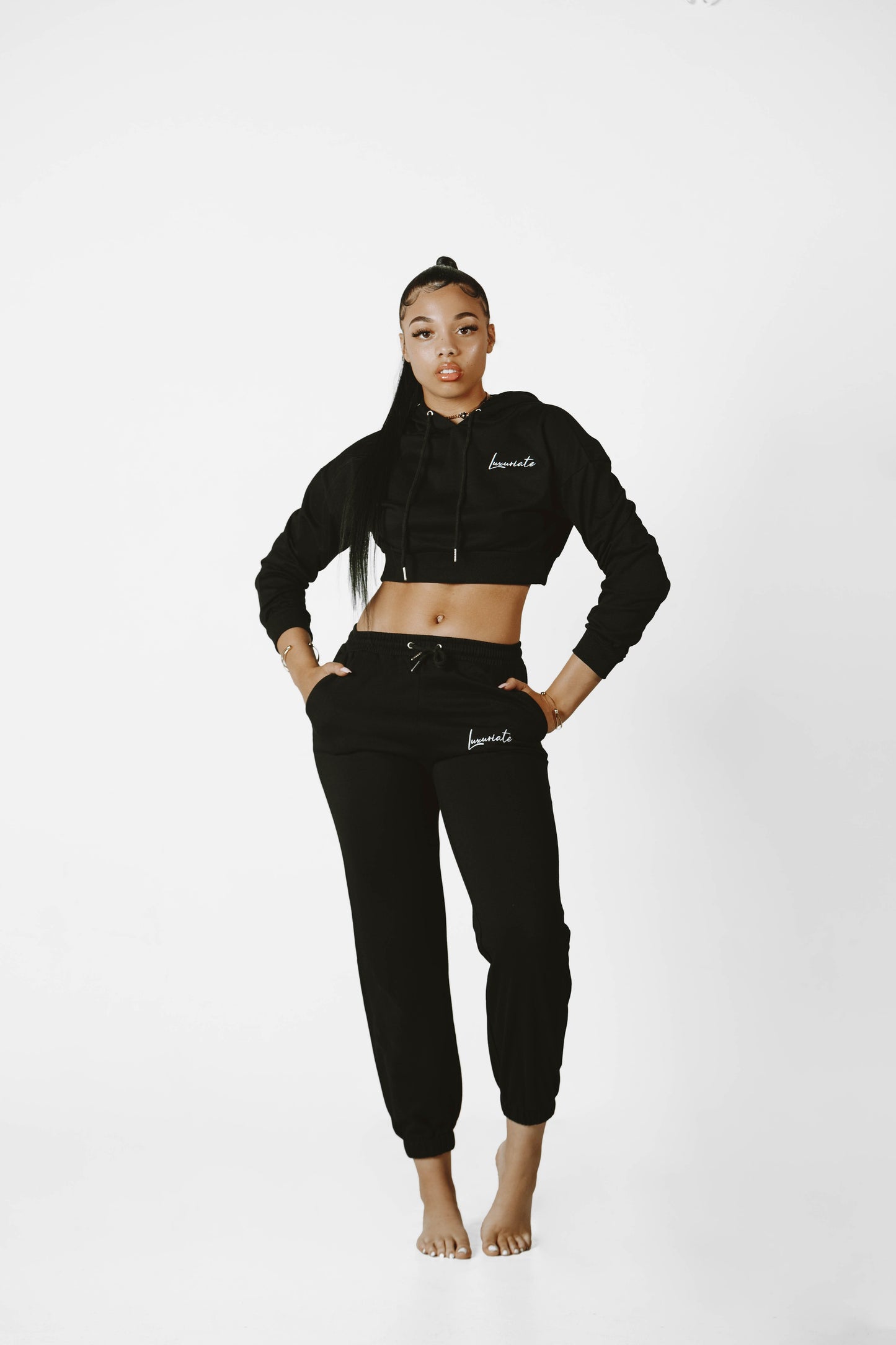 Black LUX Joggers