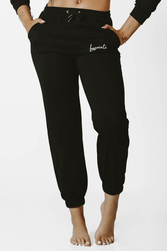 Black LUX Joggers