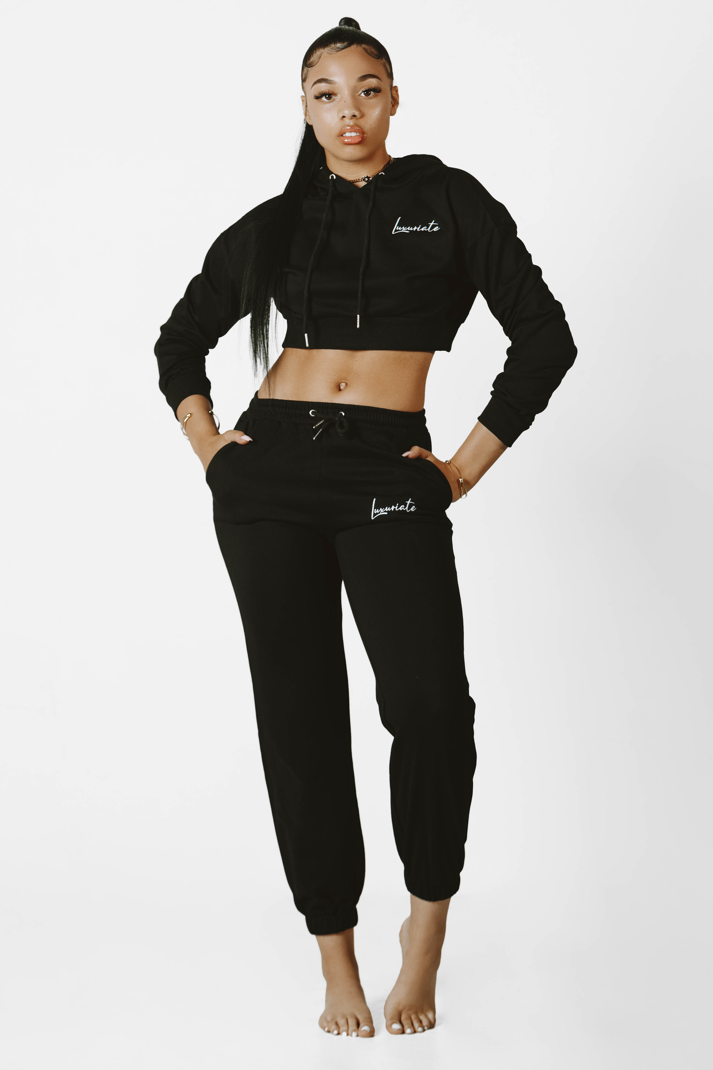 Black LUX Joggers