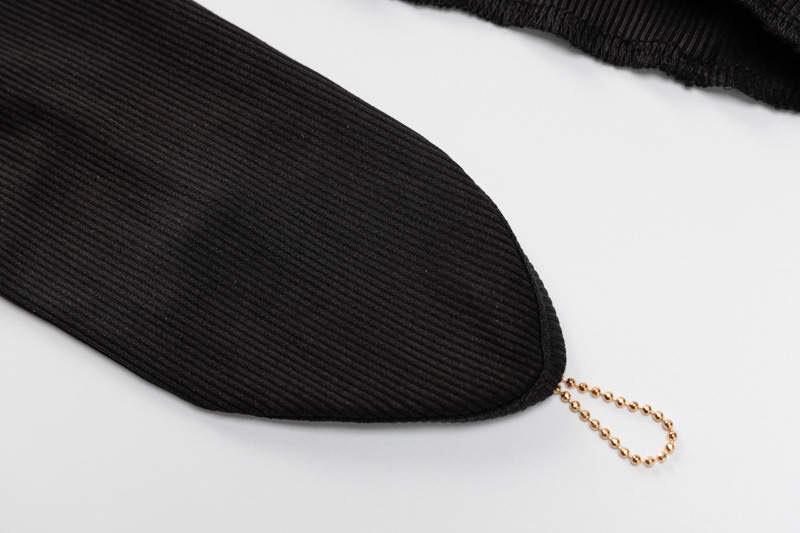 Black Backless Chain Pant Set