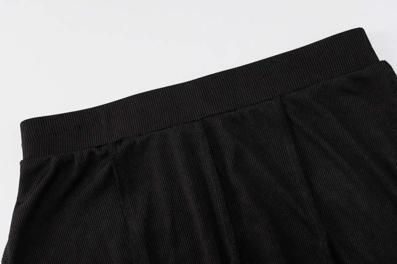 Black Backless Chain Pant Set