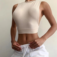 The Ribbed Cropped Tank