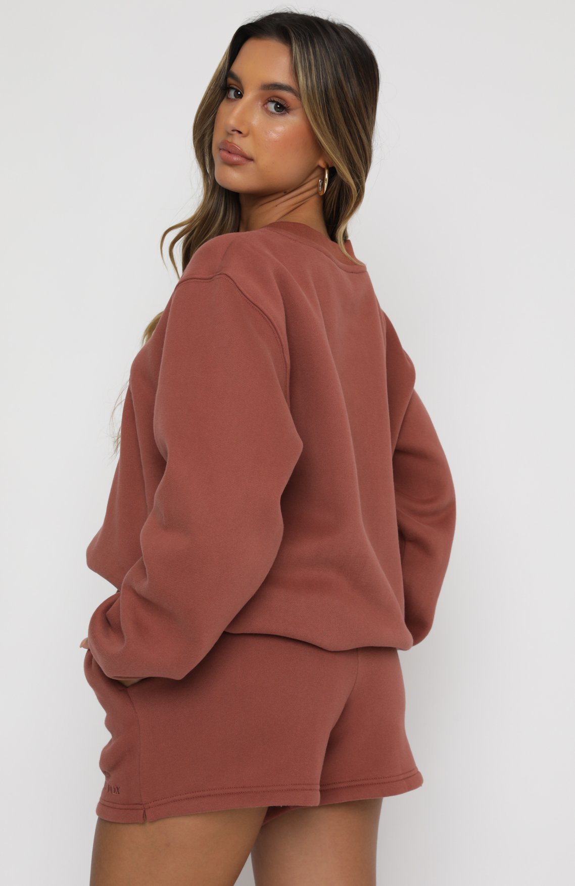 Sierra Cozy Oversize Fleece Lined Short Set